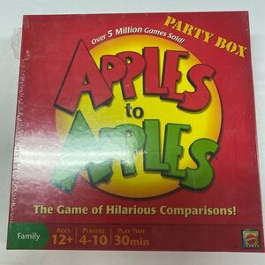 Mattel Apples to Apples Party Box - Red and Yellow